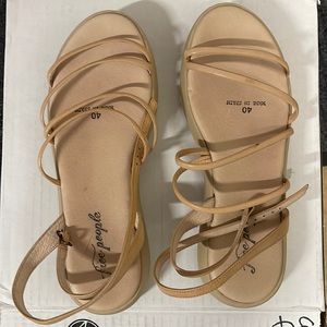 Vivienne Strappy Sandal in Coral Sands
Free People